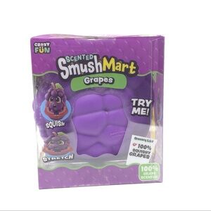 Scented SmushMart Grapes Squishy Toy - Purple